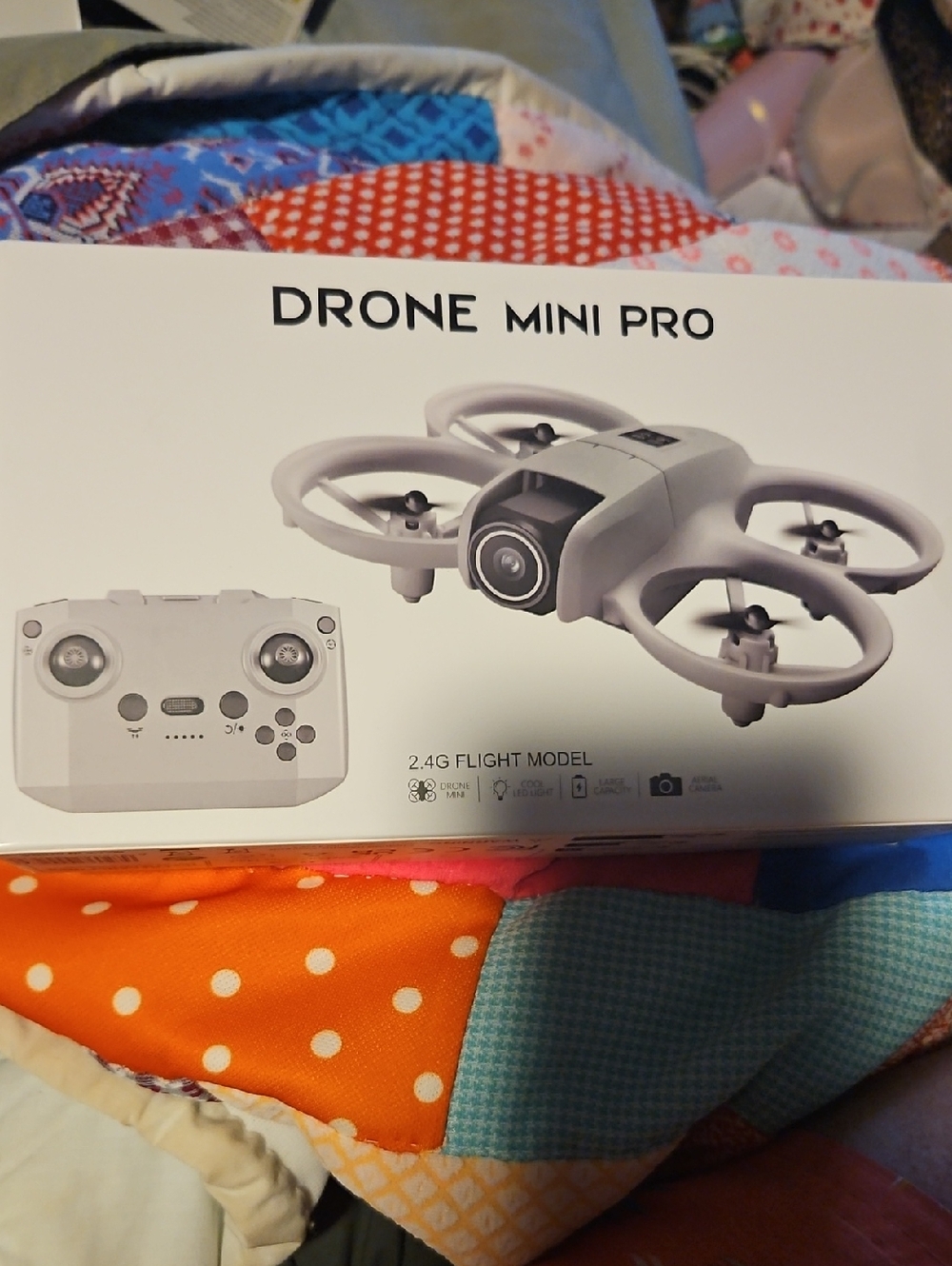 Drone Mini Pro - White Compact 2.4G Flight Model